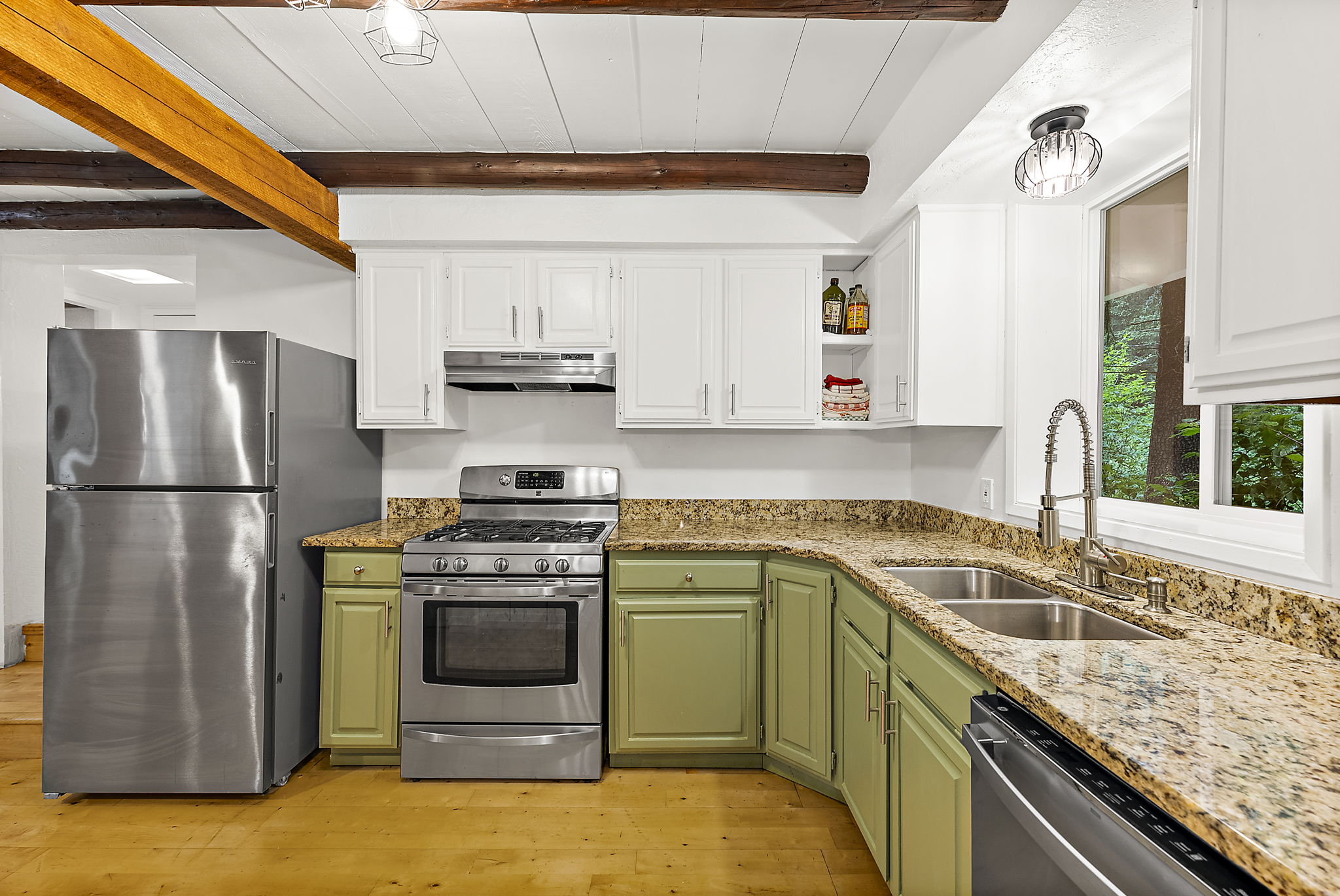 View into function kitchen.