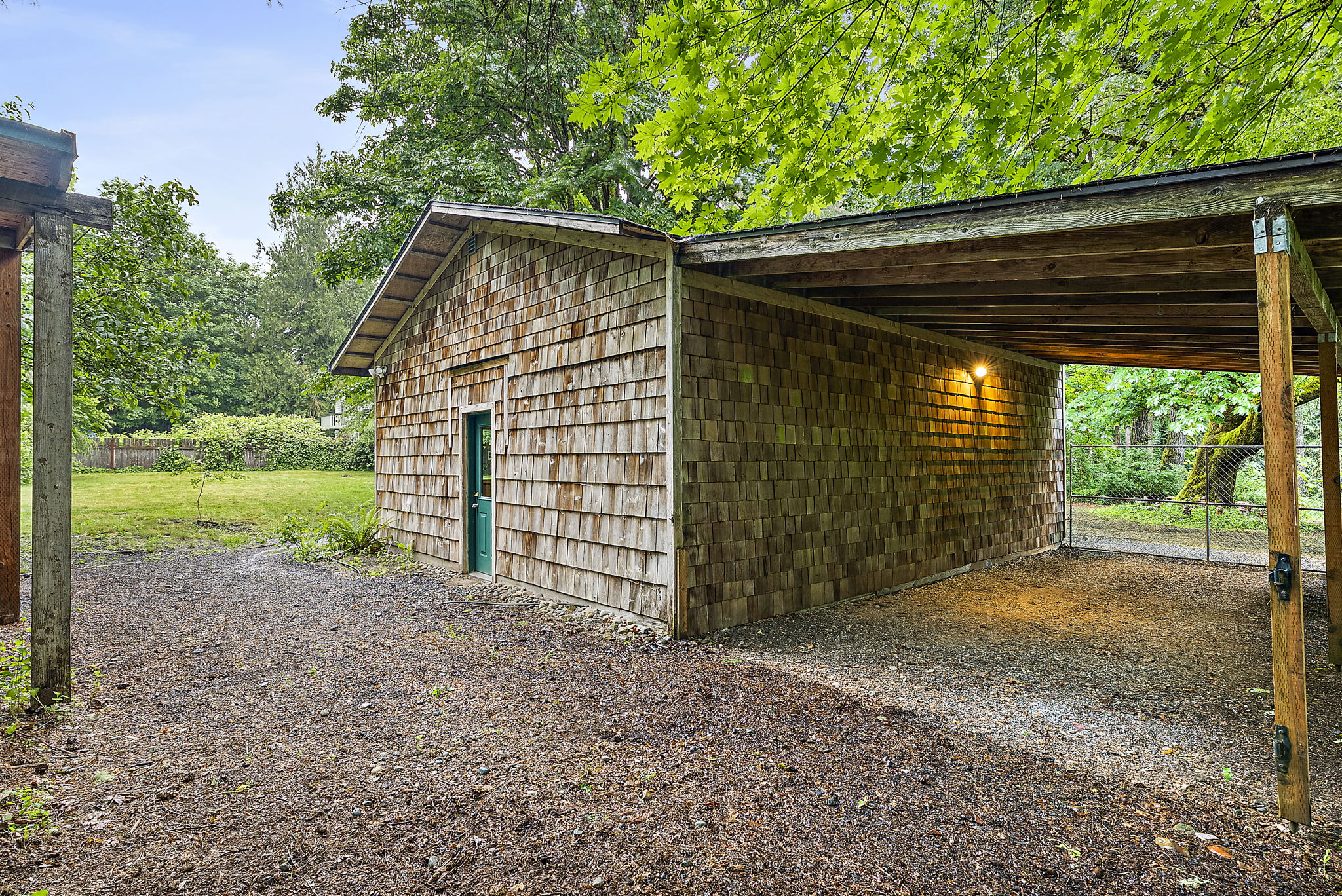 Covered additional parking.