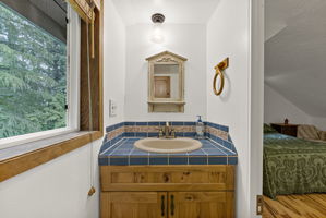 Bathroom off the primary bedroom.