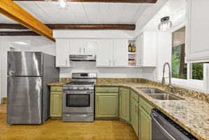 View into function kitchen.