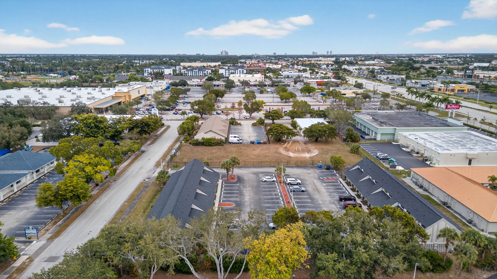 Aerial Side Exterior