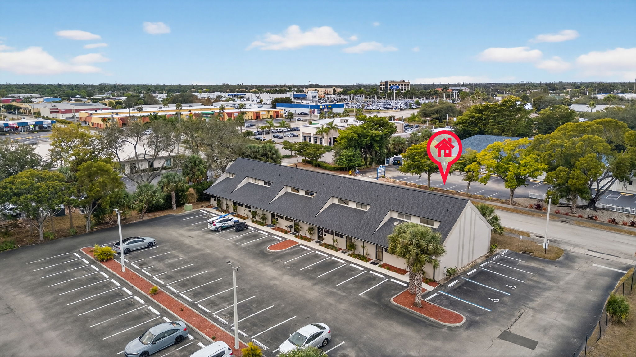 Aerial Front Exterior 2