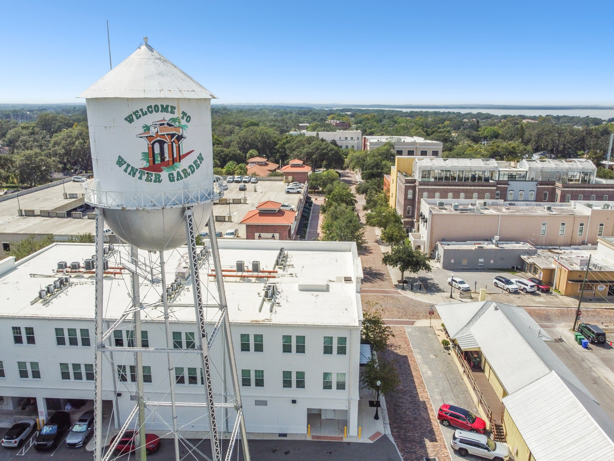The Winter Garden Water tower on Tremaine