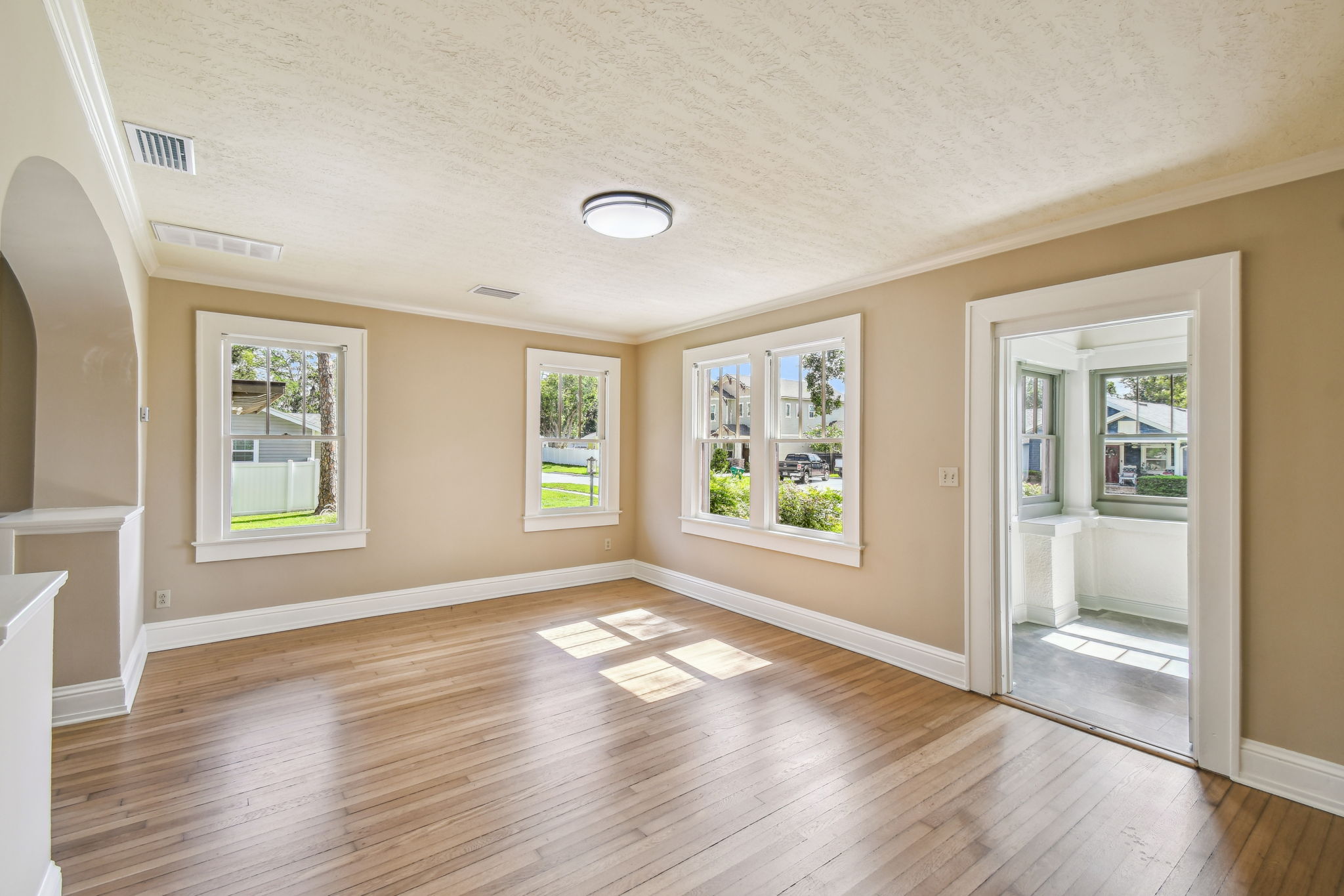 Original hardwood floors refinished in 2025