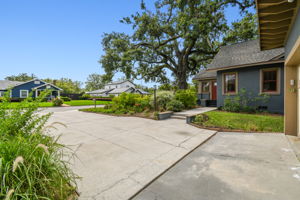 Large driveway plus oversized 2 car garage