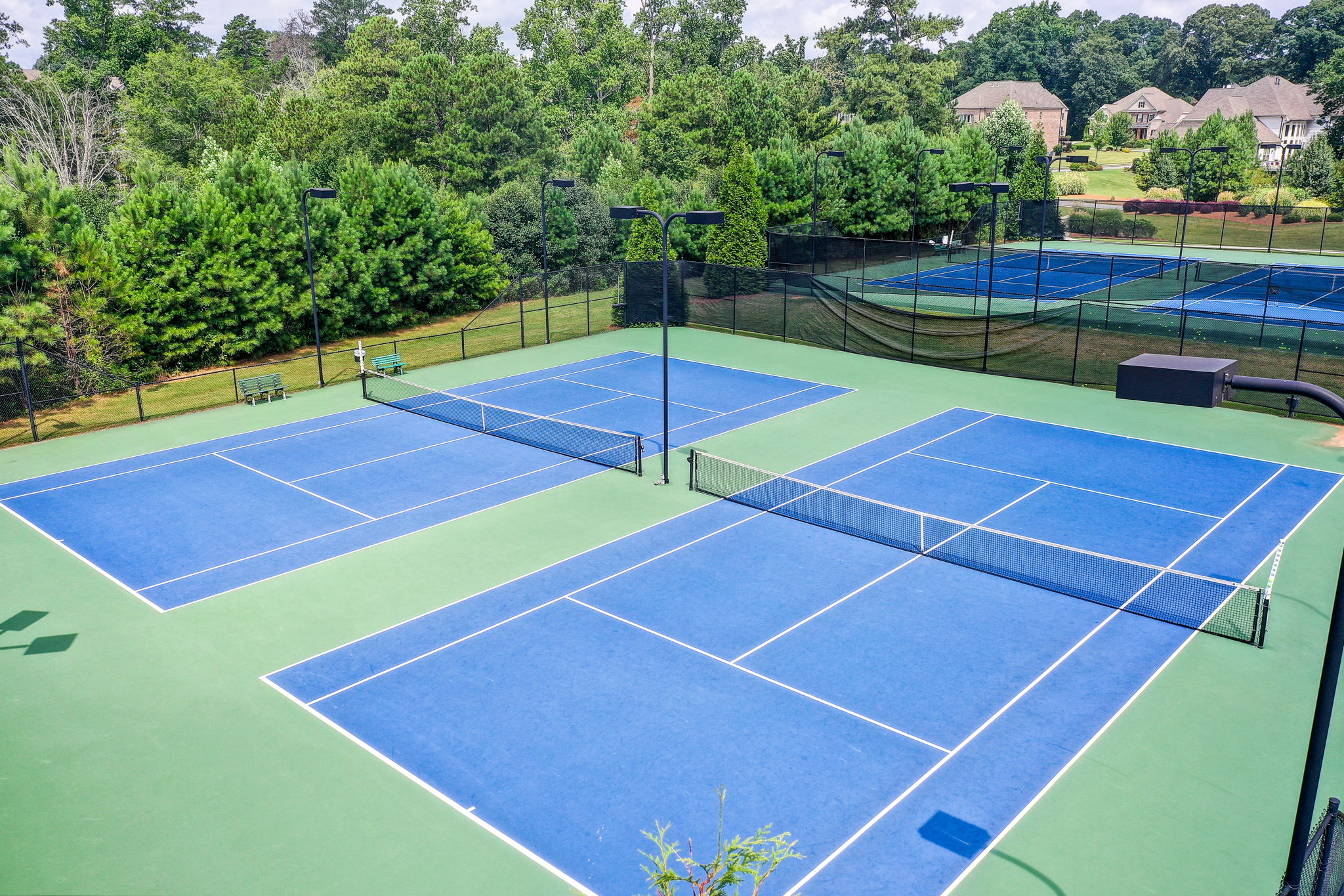 44 Aerial Community Tennis Courts