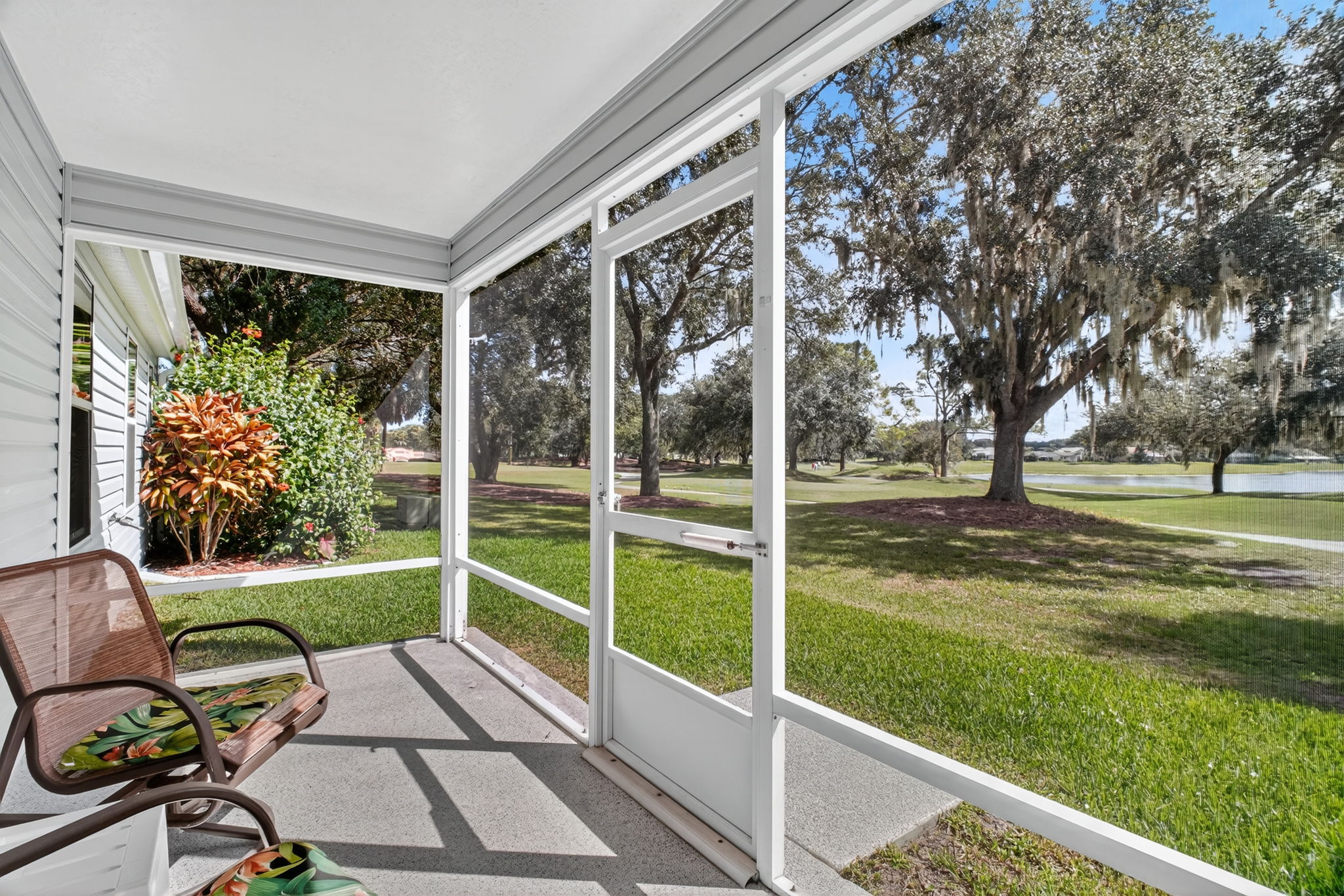 Lanai with Golf and Water Views!