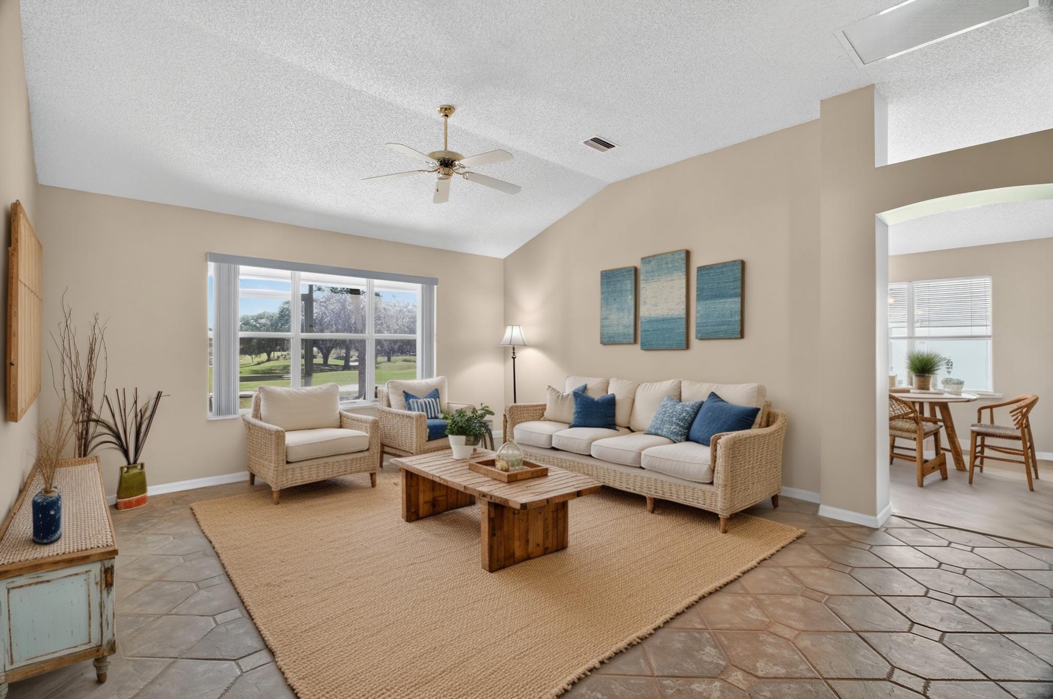 Living Room-Virtually Staged