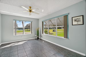 Florida Room with Golf and Water Views!