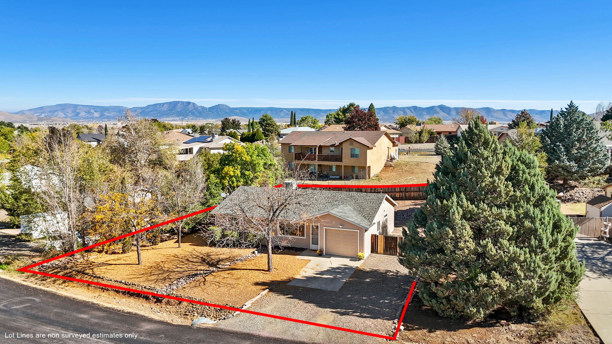 Aerial Front (1) Lot Lines