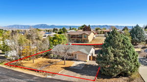 Aerial Front (1) Lot Lines