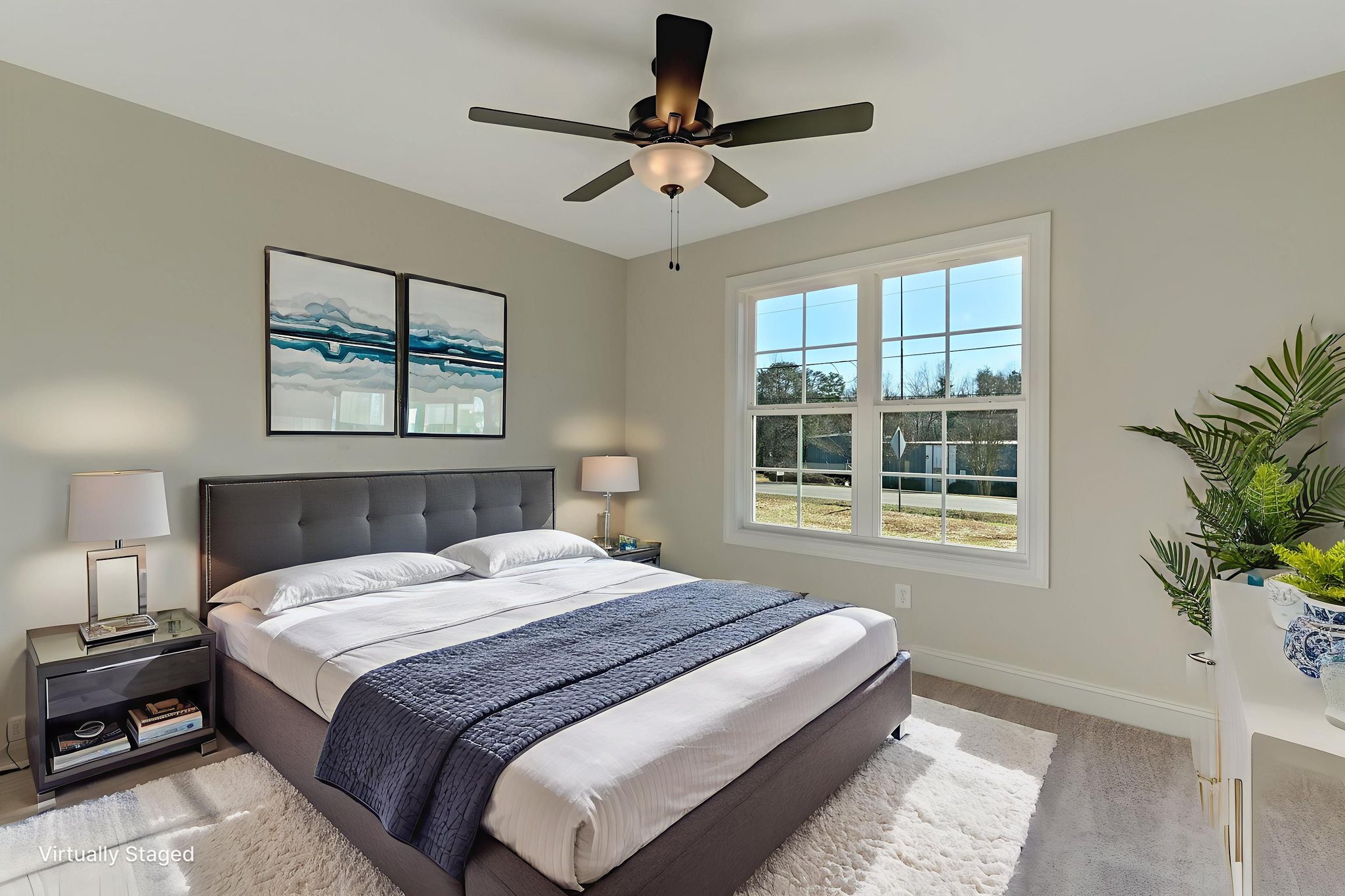 Bedroom 2 virtually staged