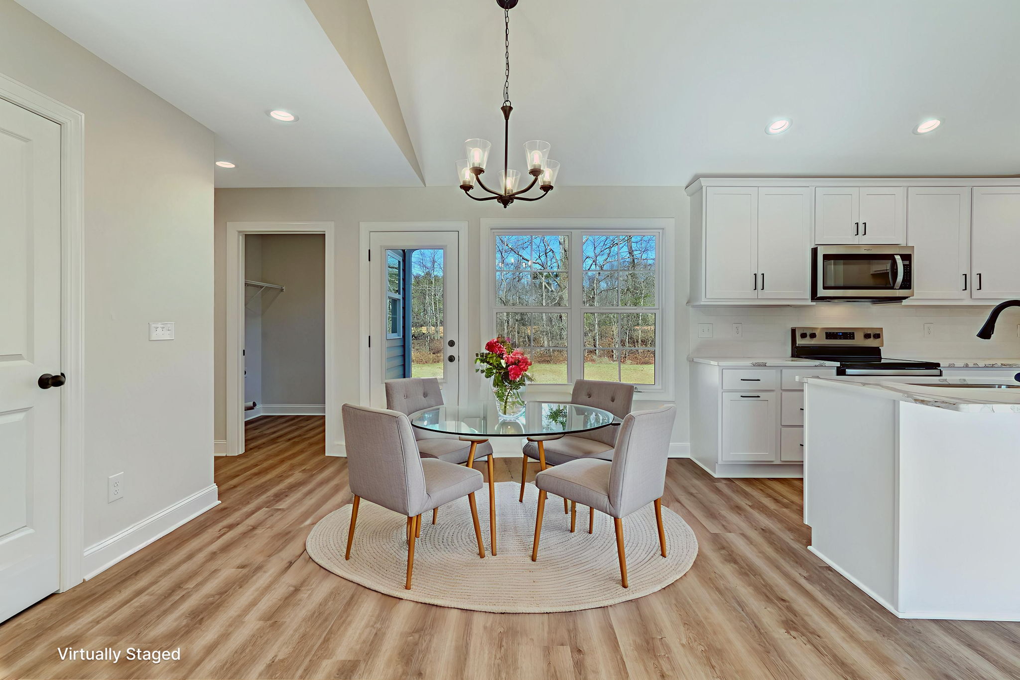 Dining Room virtually staged