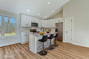 Kitchen/Breakfast Area virtually staged