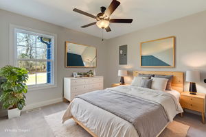 Bedroom 3 virtually staged