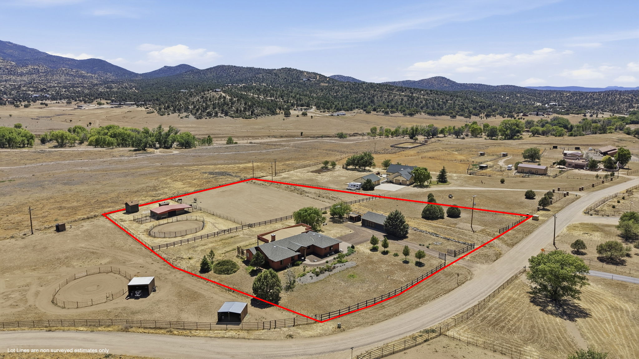 Aerial Front Lot Lines