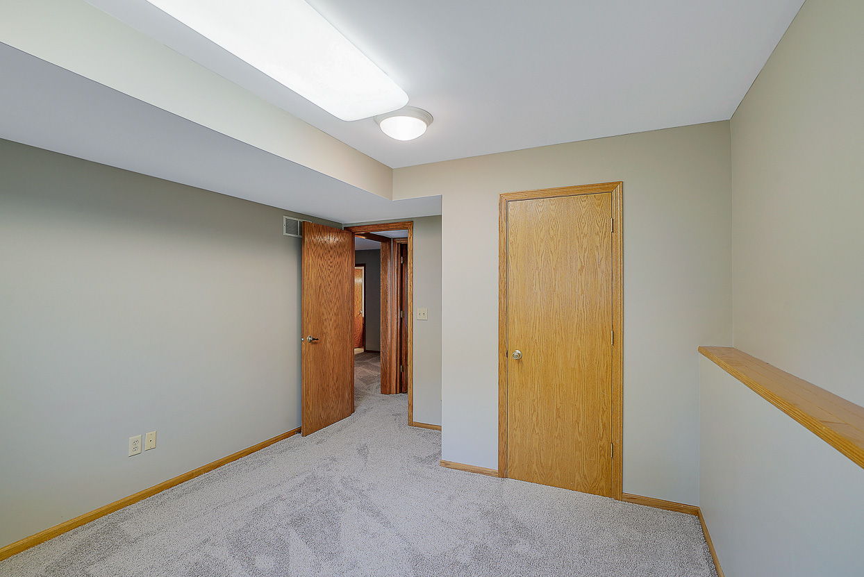 Great access to the Family Room, Stairs, and Laundry Room.