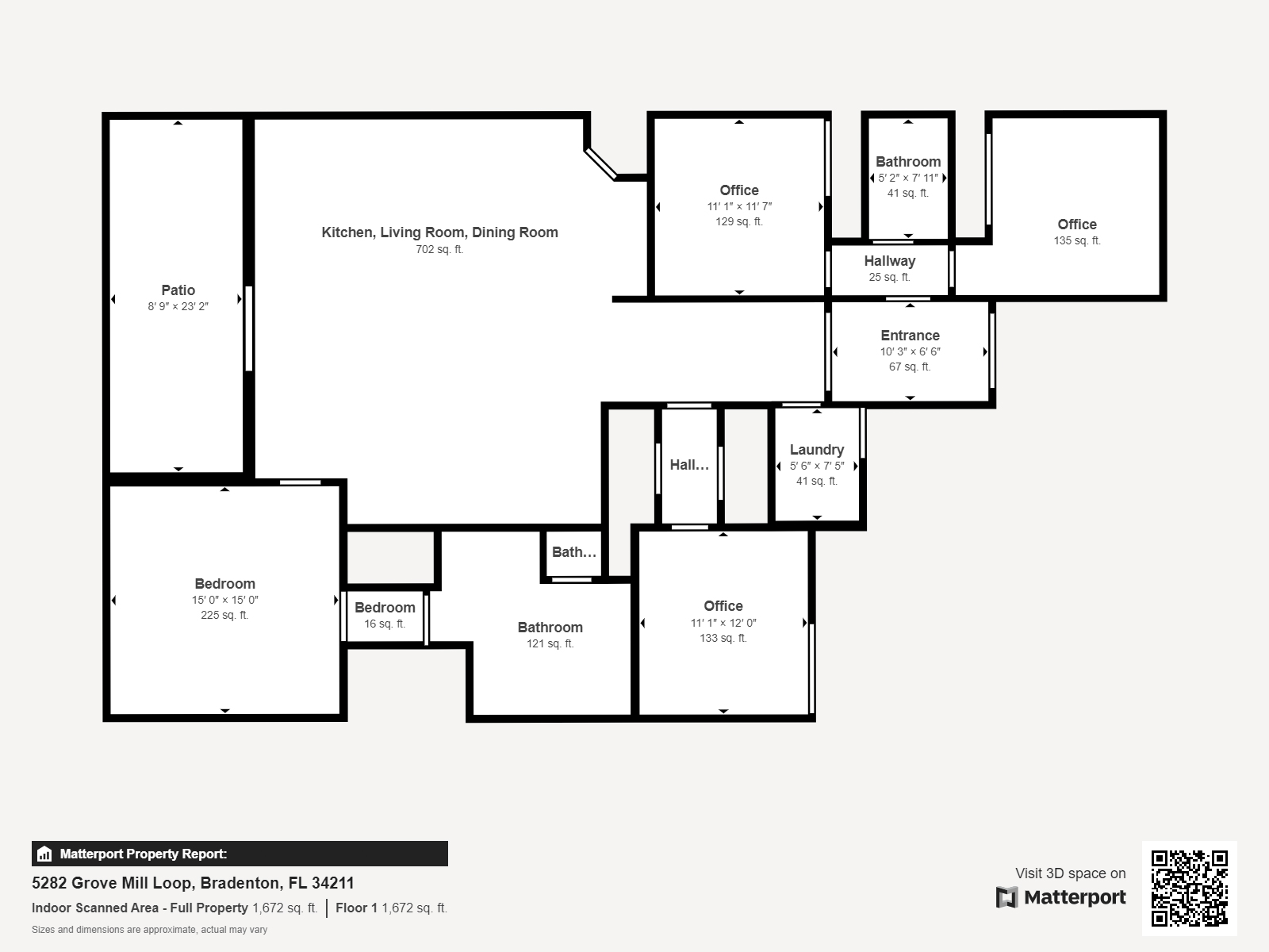 Measurements - 5282 Grove Mill Loop
