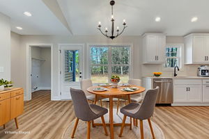 Dining Room virtually staged