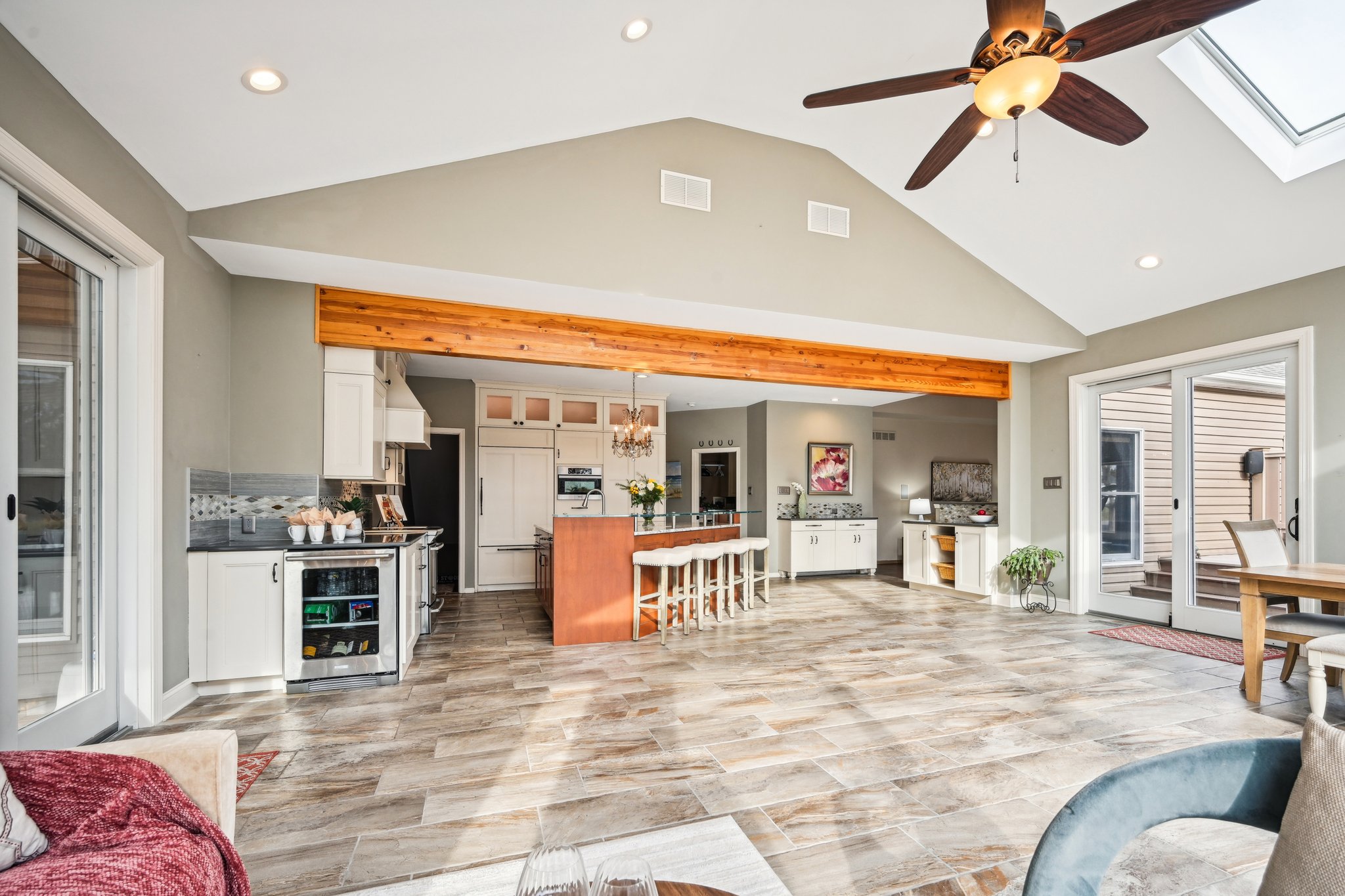 Expanded Kitchen and Sunroom