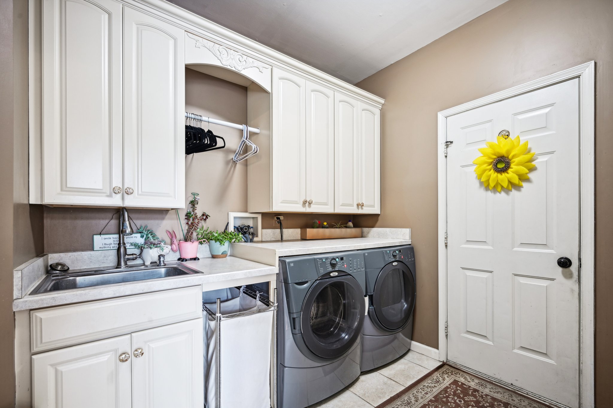 Laundry Room opens to attached Garage