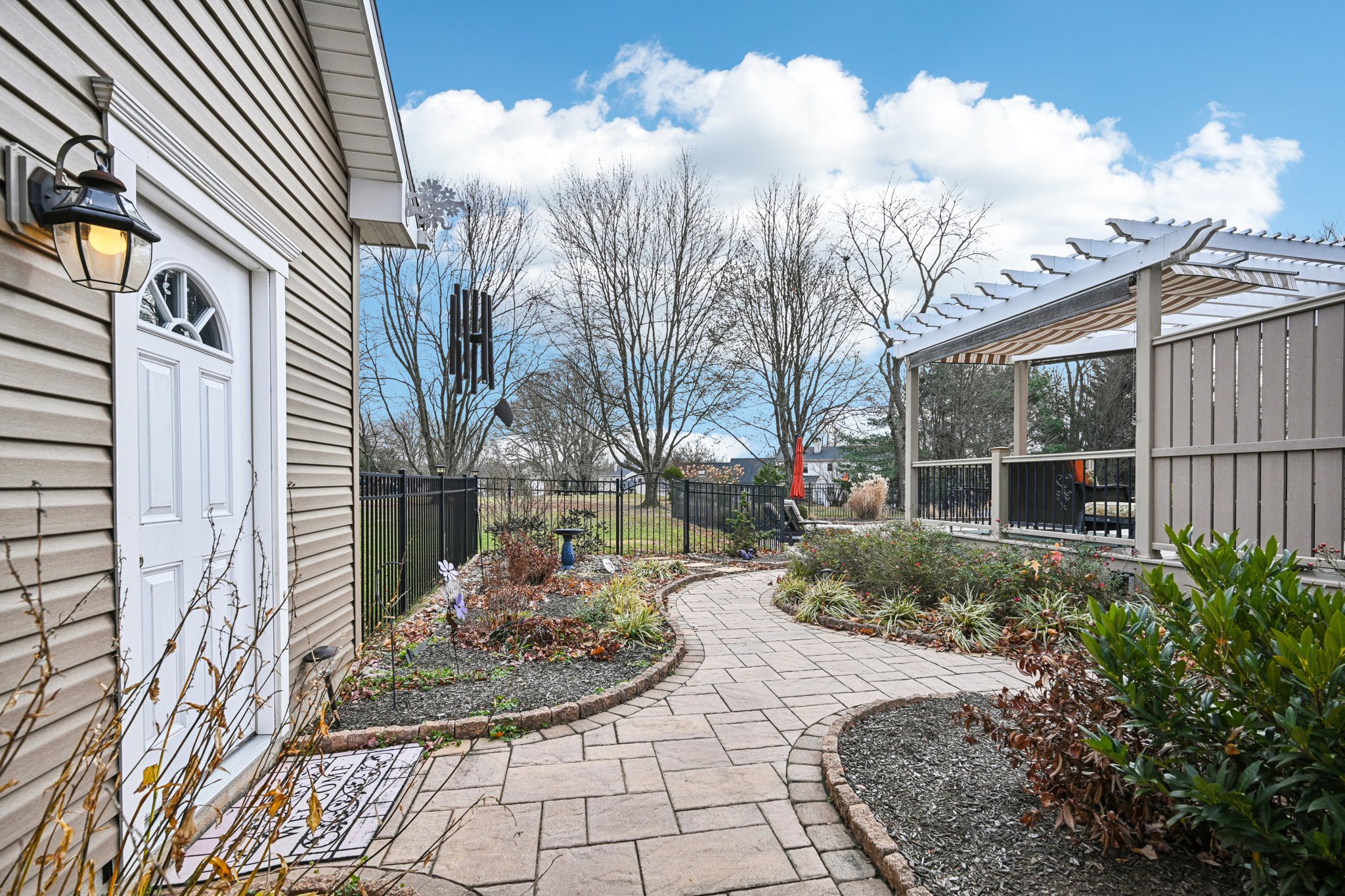 Detached Garage entrance