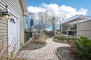 Detached Garage entrance