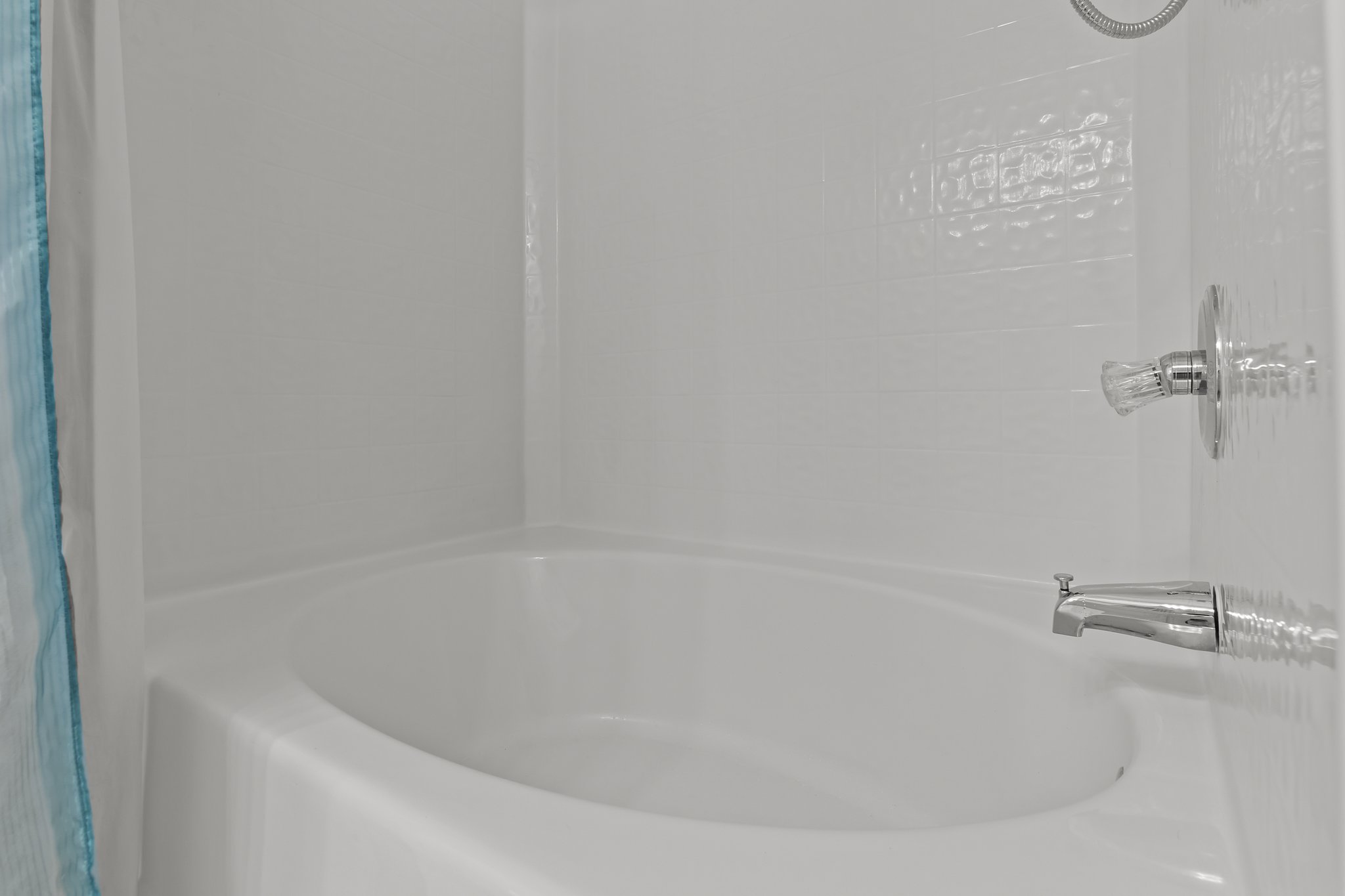 garden tub and shower for primary.