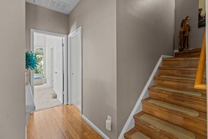 Hallway to bath and Primary bedroom.