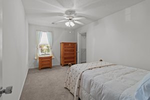 Bedroom #3 with treed privacy.