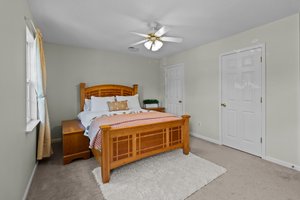 Large bedroom #2 has closet access from two doors!