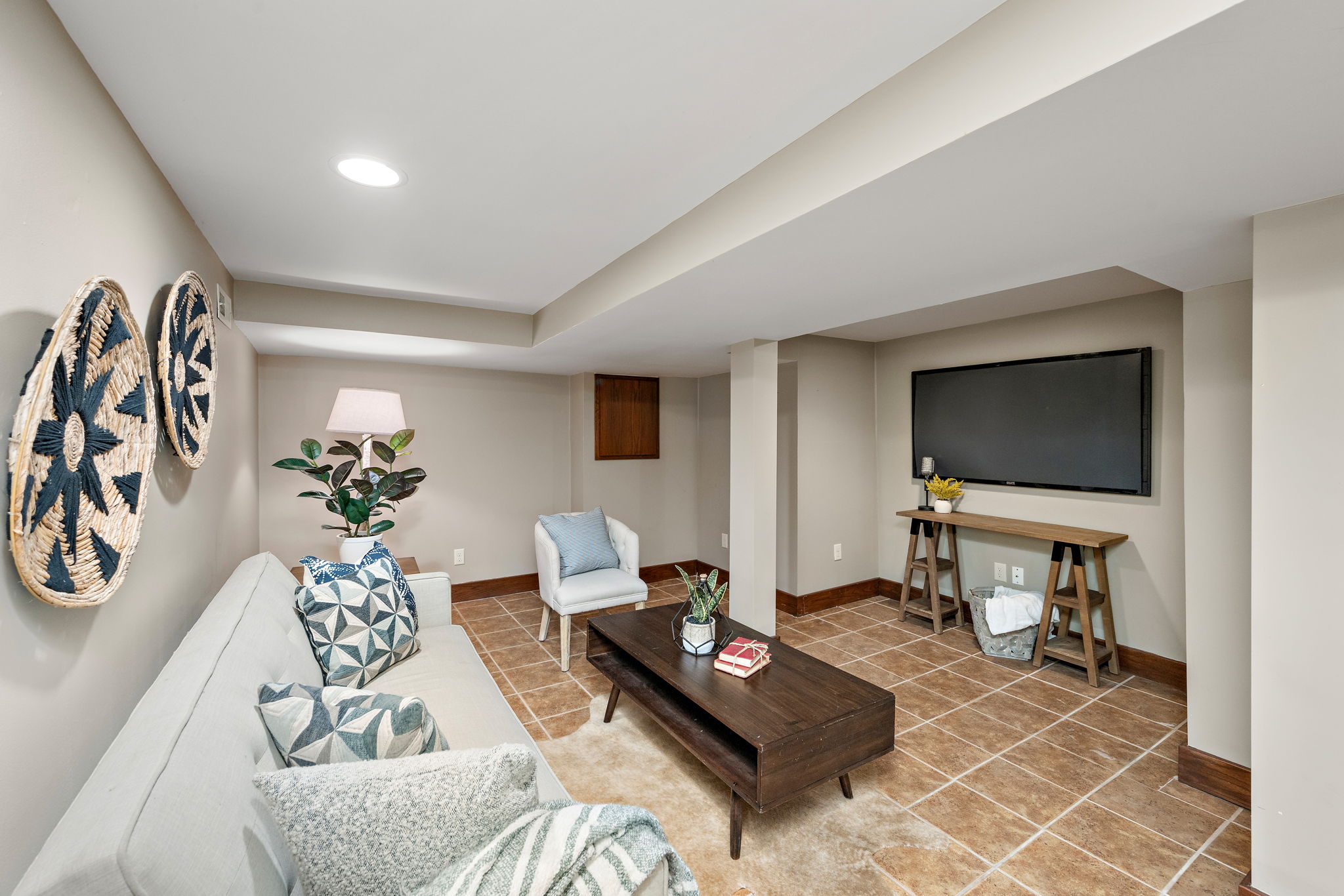 Lower Level Family Room Area