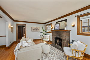 Living Room with Fireplace