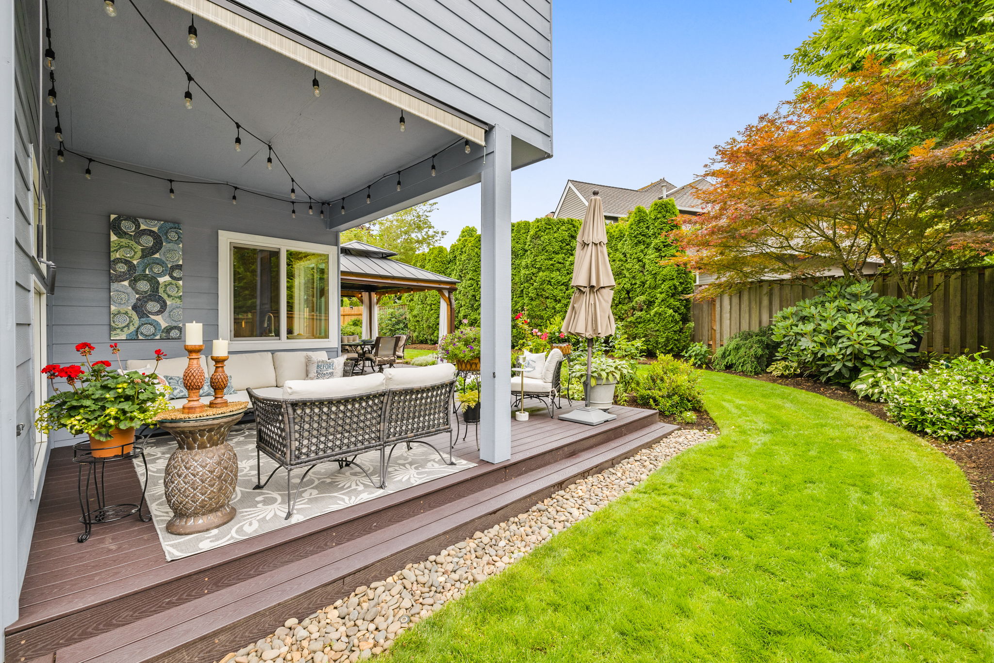 Covered Patio - Backyard