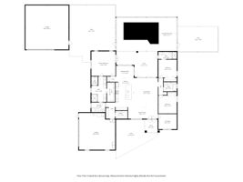 Floorplan includes dimensions inside and out.