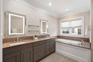 Primary Bathroom with Soaking Tub