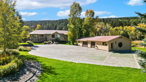The detached garage also includes a 1 bedroom studio apartment with 1 bath.