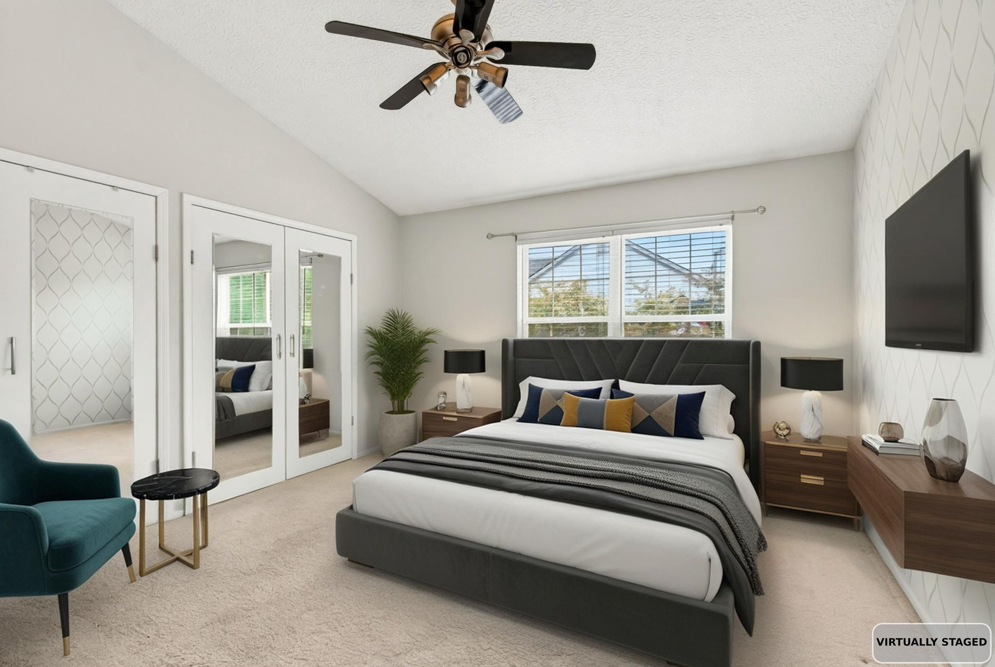 Bedroom Virtually Staged 2
