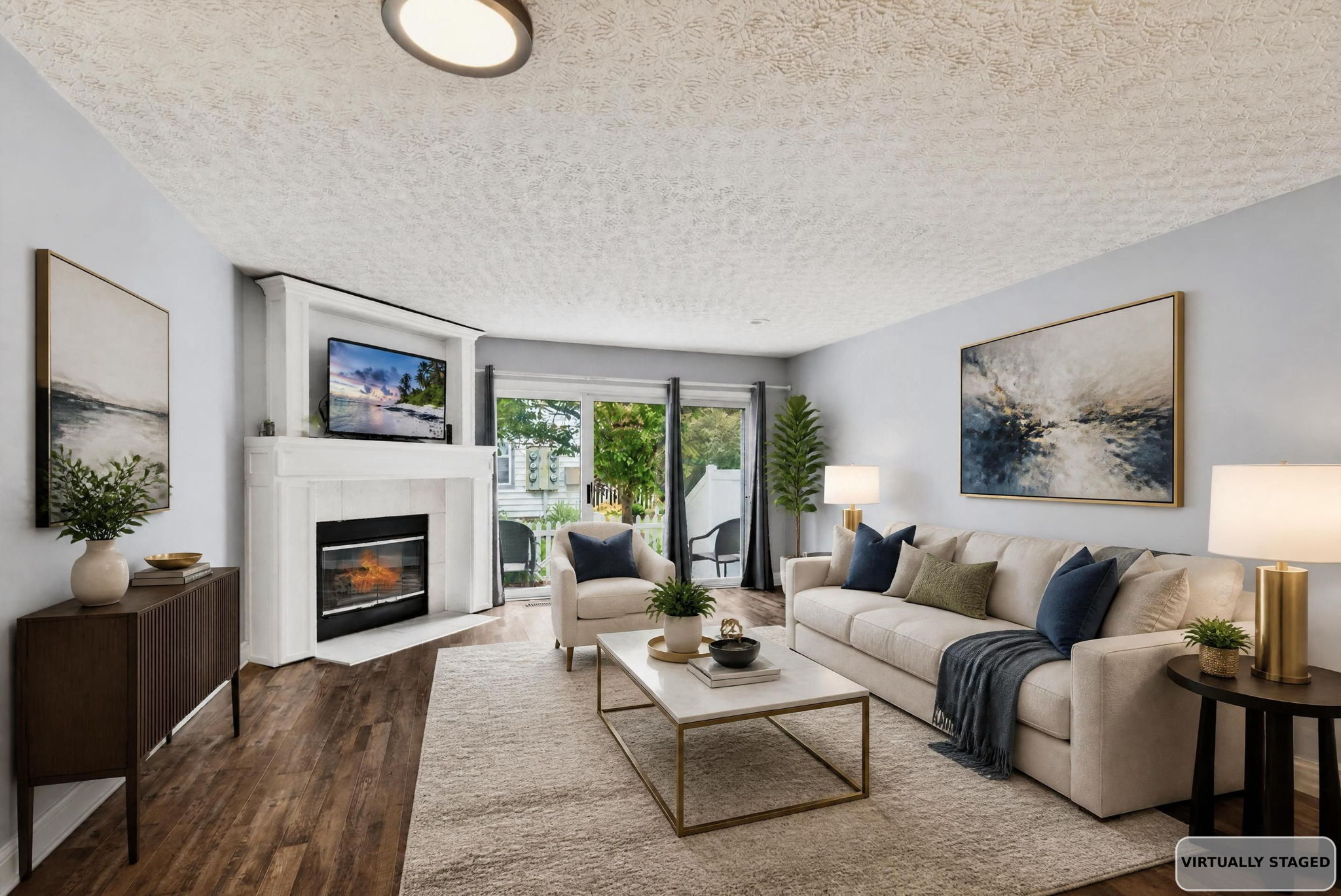 Living Room Virtually Staged 1