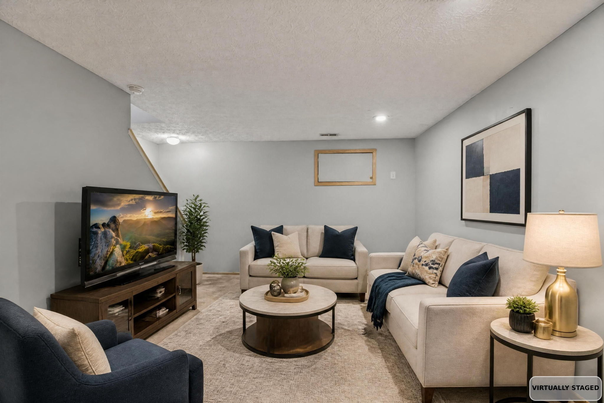 Lower Level Virtually Staged 2
