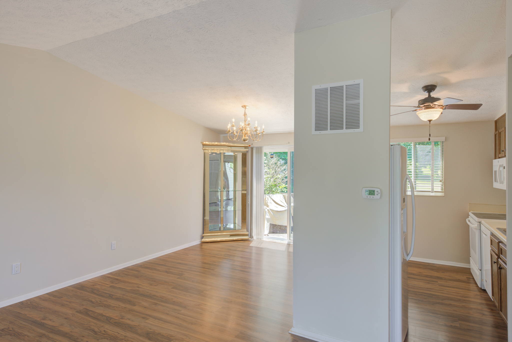 dining room and kitchen