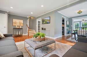 Living Room Open to Dining Room