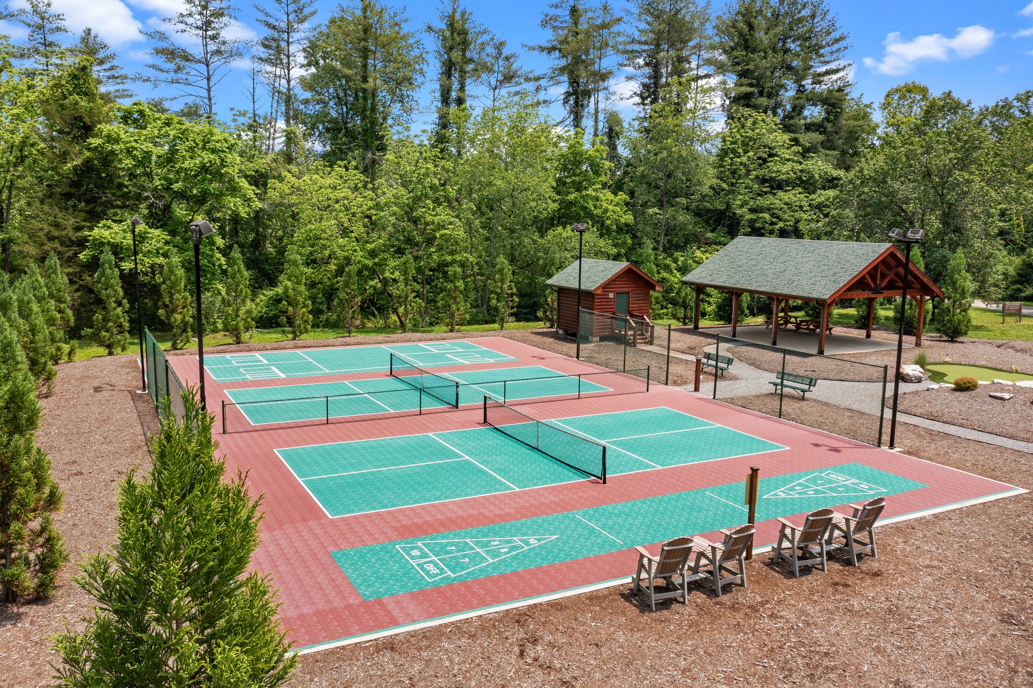 Community Rec Area with Pickleball and other games