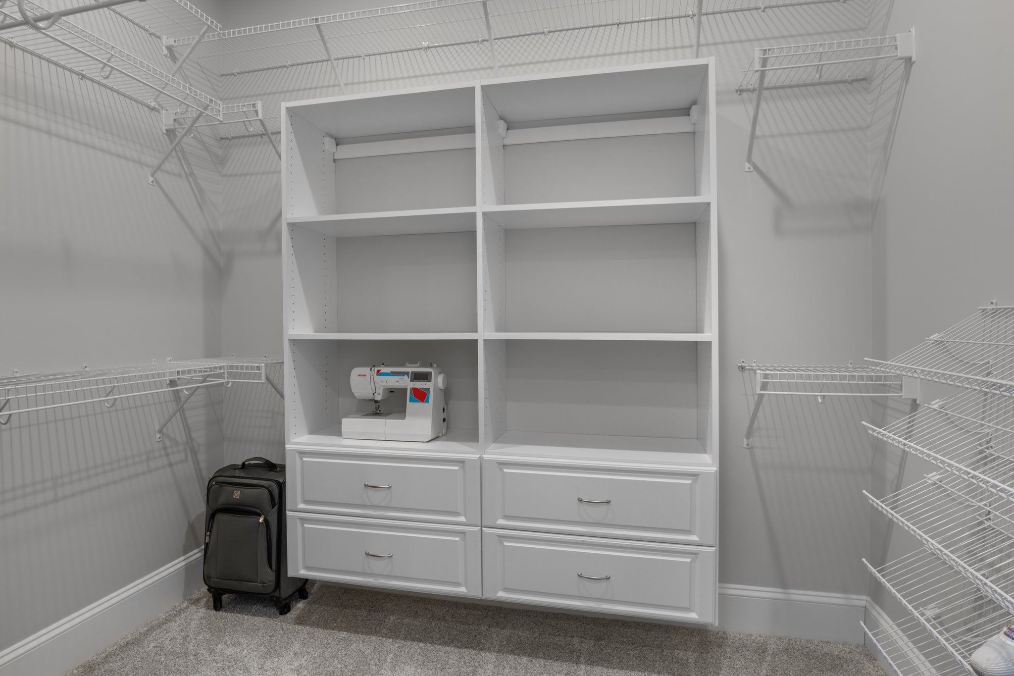 Primary closet