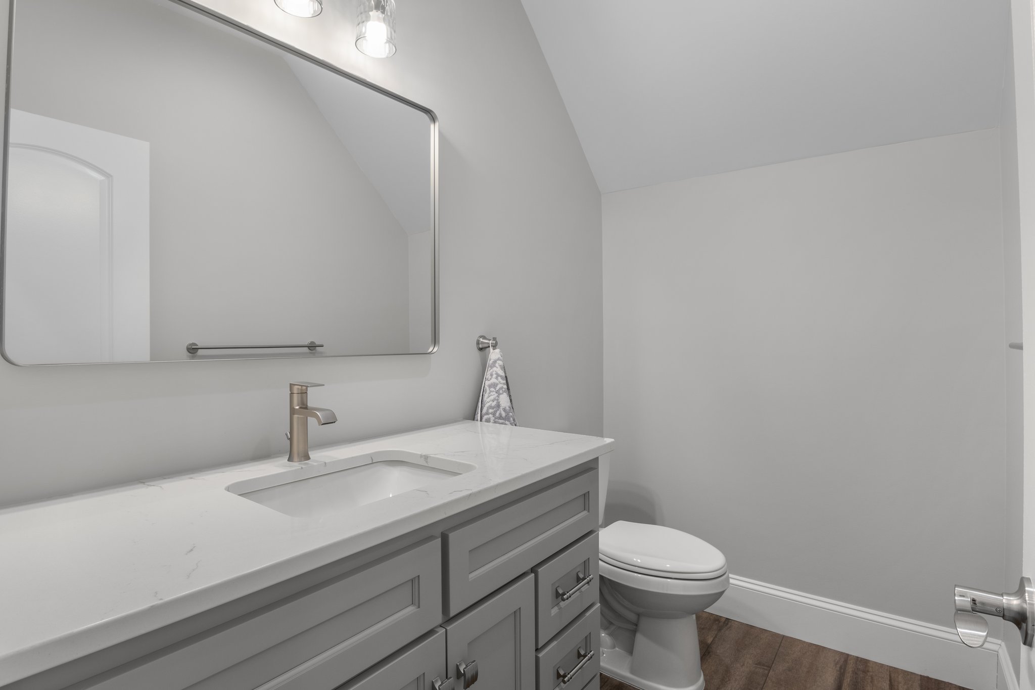 Upstairs half bath