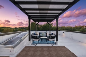 Roofdeck at night