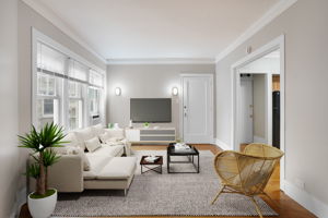 Virtually Staged Living Room