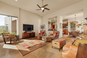 The open concept offers comfortable living and convience.