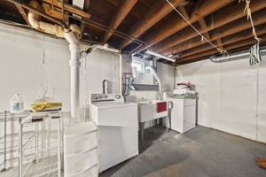 Basement Laundry Area