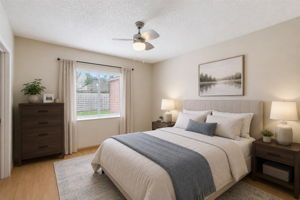 Virtually Staged bedroom 4